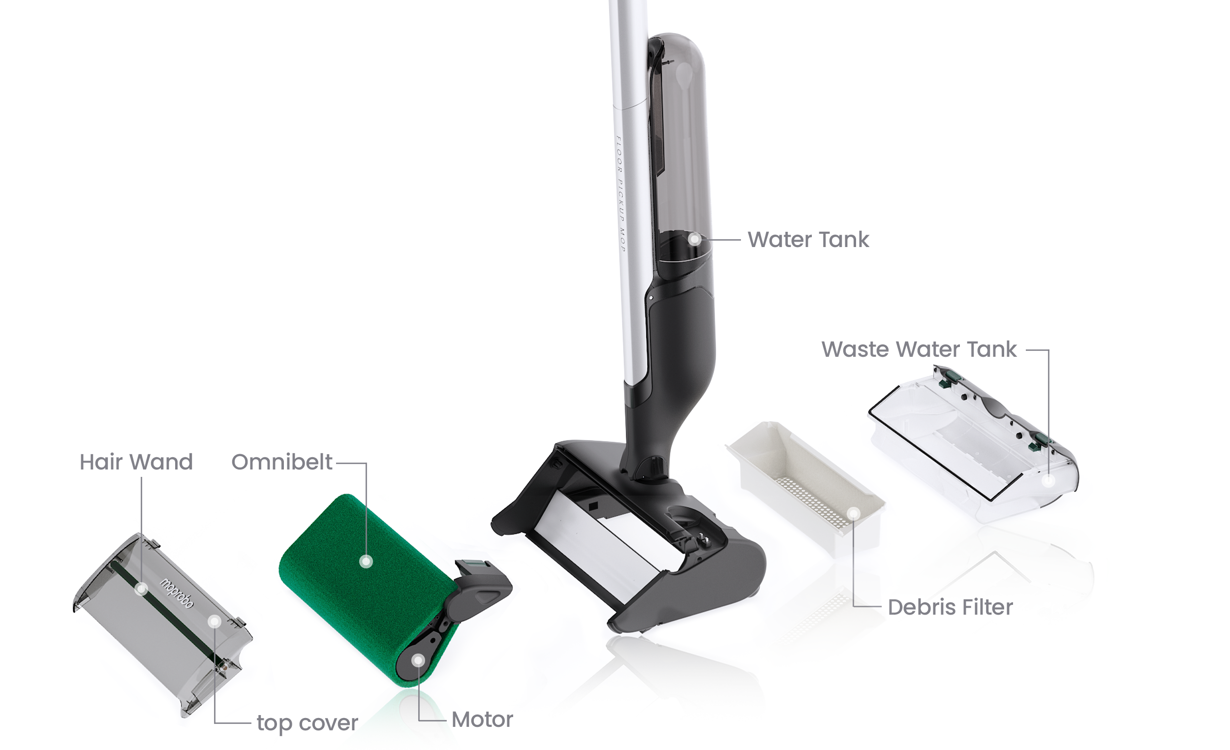 moprobo M2 Turbo pickup mop cleaner